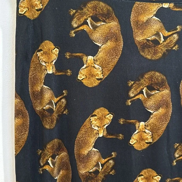 OPENING CEREMONY x DEYROLLE rare fox print skirt size small - Picture 2 of 4